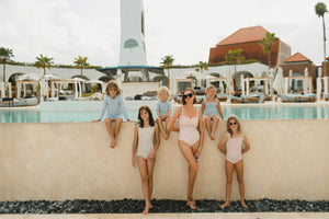 lee vierra mommy and kids matching swimwear