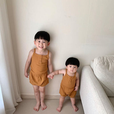 Kids wearing Matching Two-piece Set