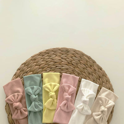 Ribbed Bow Headband