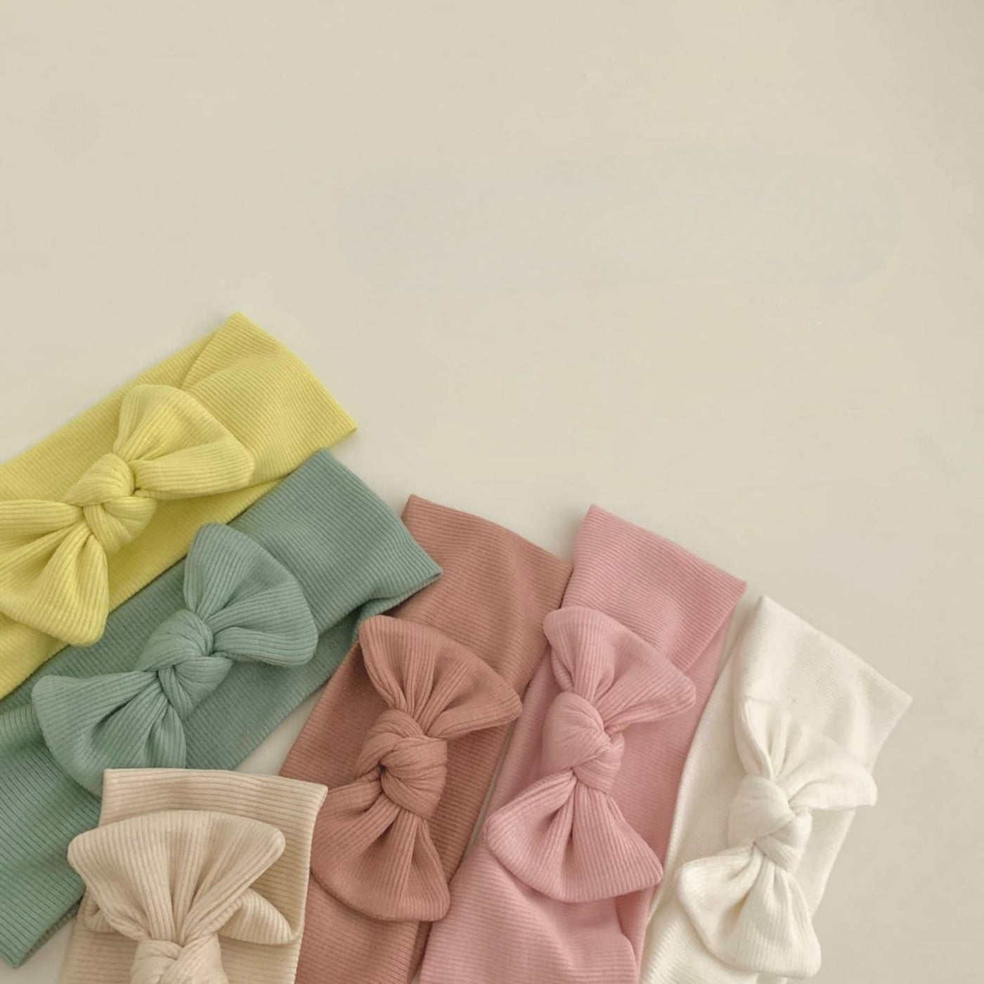 Ribbed Bow Headband