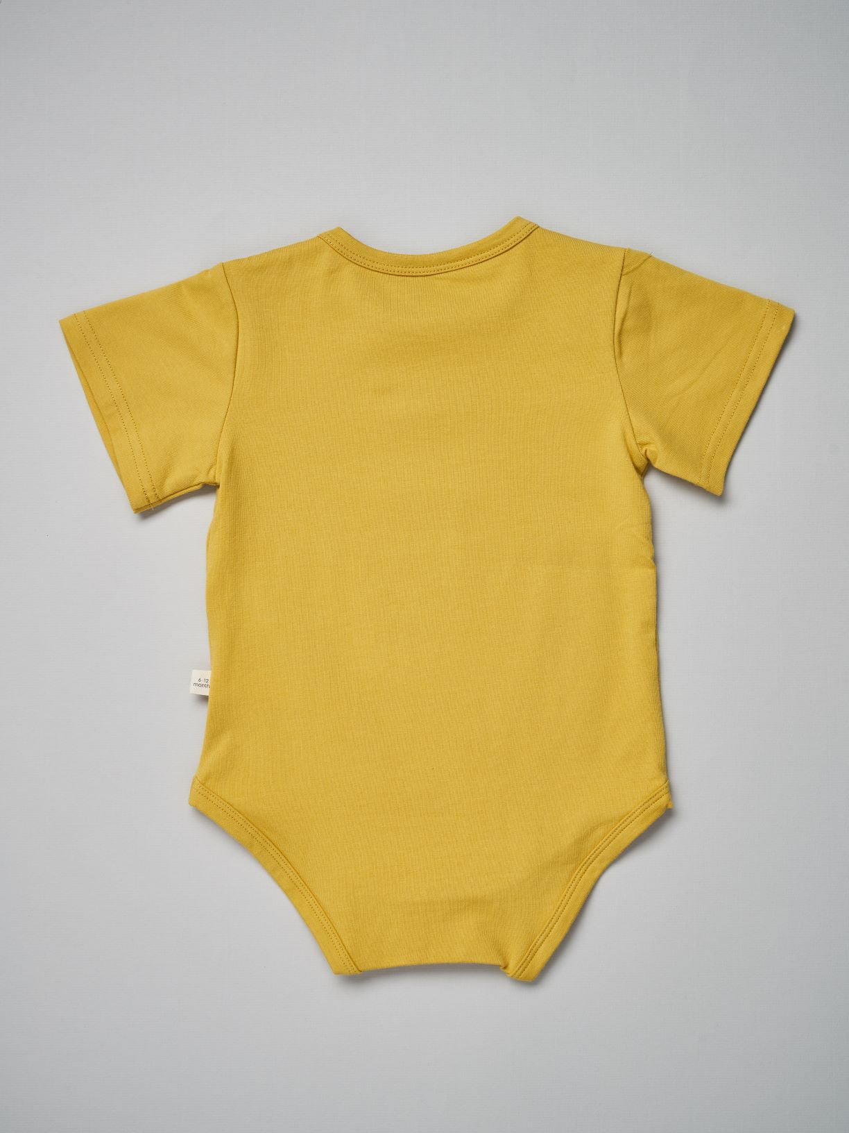 Baby Short short sleeve yellow bodysuit 