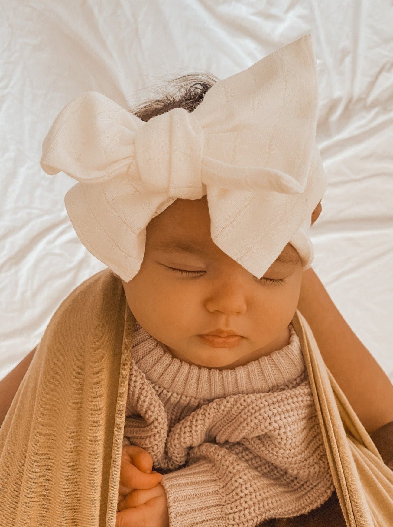 baby oversized bow headband