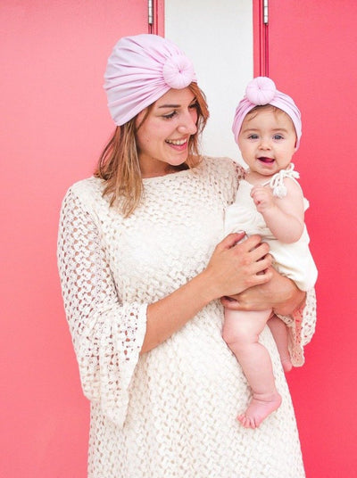 matching mama and baby turban