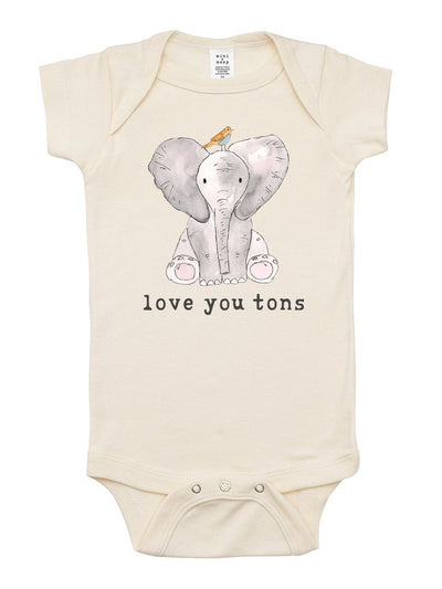 baby mini + meep elephant onesie