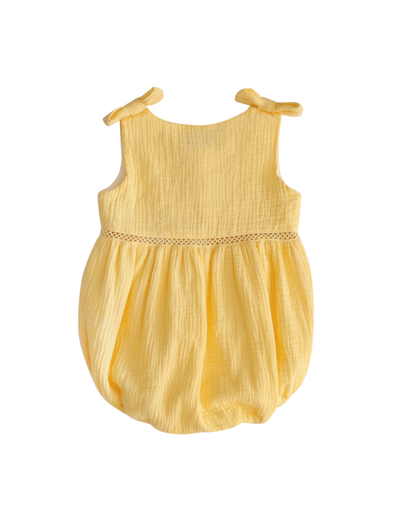 Sophie Muslin Playsuit - Lemon Meringue