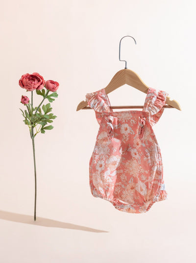 toshi baby girl floral print romper