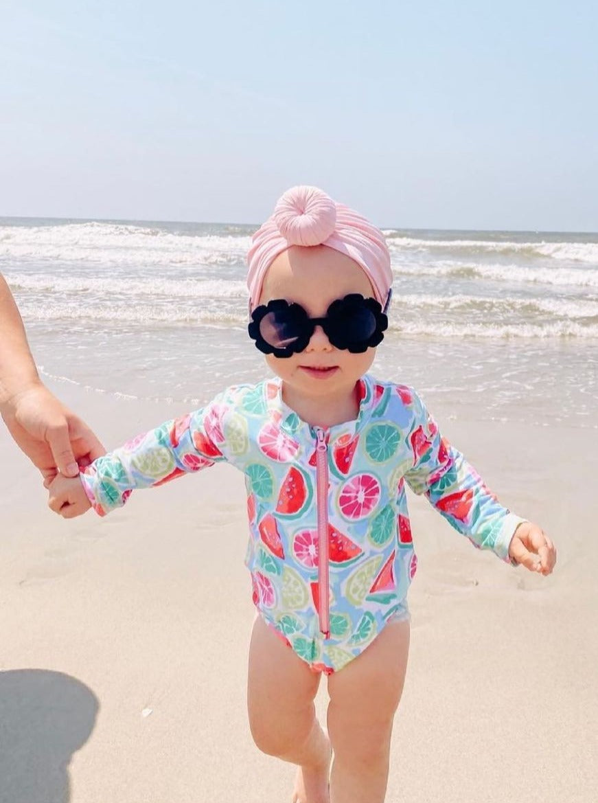 baby girl swim turban