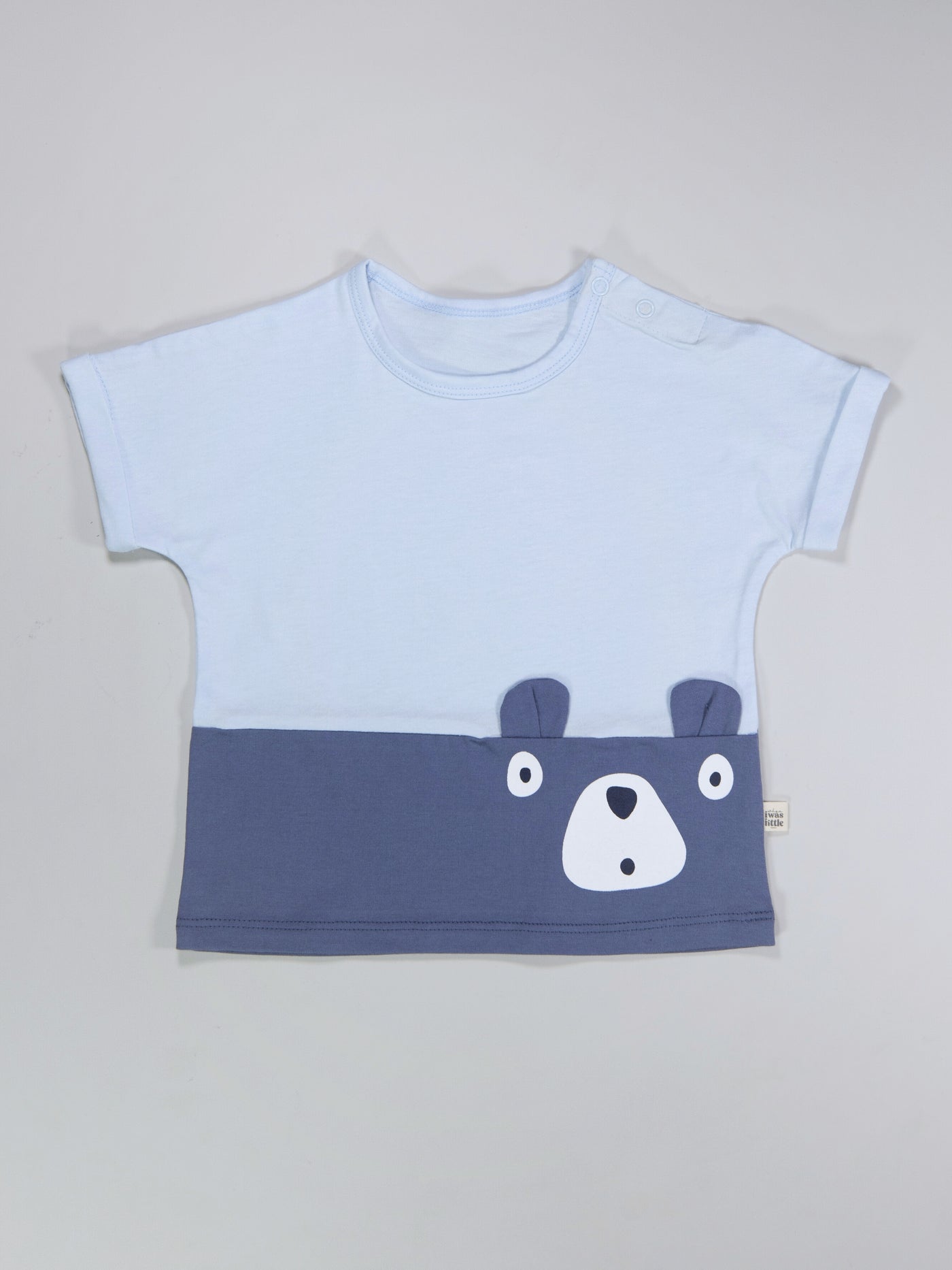 Blue Bear Two Tone Short Sleeve T-Shirt 