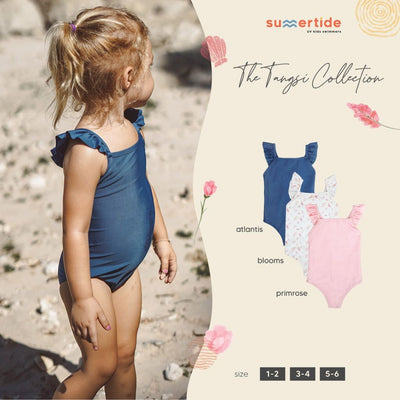 girls one piece swimsuit in 3 colours