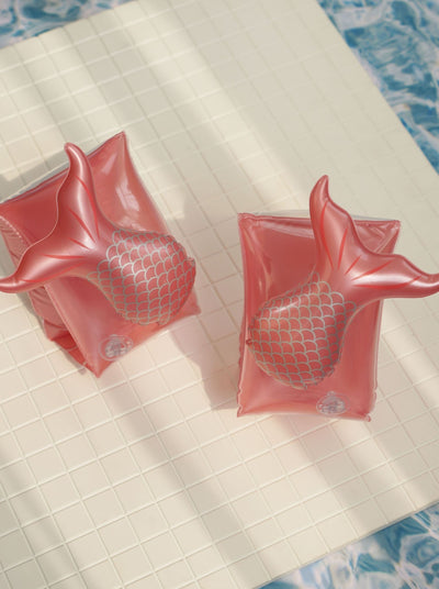 mermaid pink swim arm floats