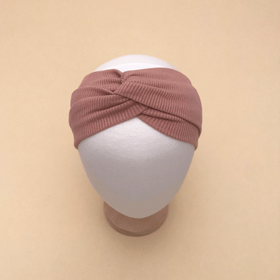 Twist Knot Ribbed Headband