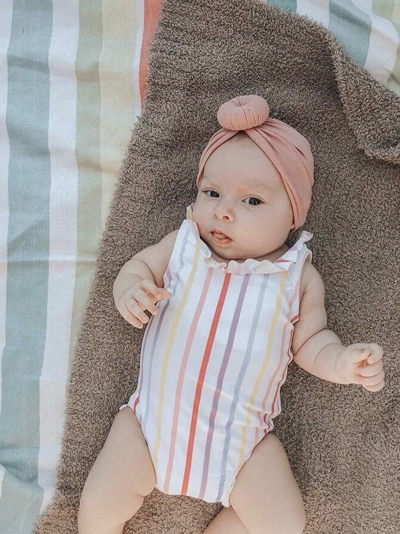 baby girl swim turban