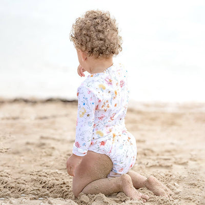 Swim Rashie & Nappy 2 Piece Set - Secret Garden Lilly